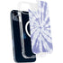 Purple Tie Dye iPhone 15 Plus MagSafe Case