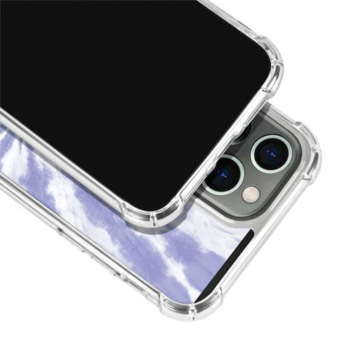 Purple Tie Dye iPhone 14 Pro Clear Case