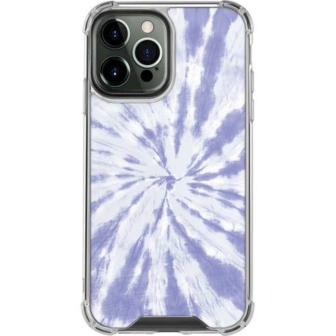Purple Tie Dye iPhone 15 Pro Max Clear Case
