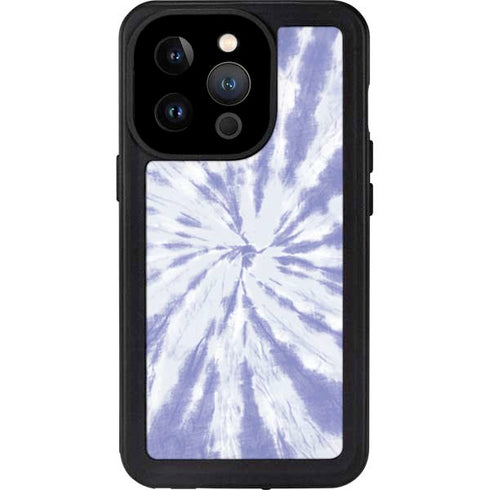 Purple Tie Dye iPhone 14 Pro Waterproof Case