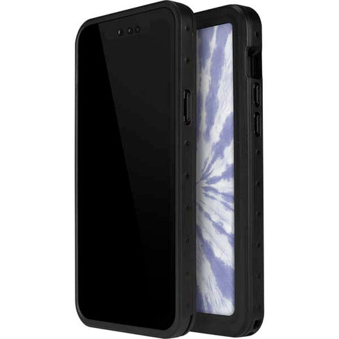 Purple Tie Dye iPhone 15 Waterproof Case