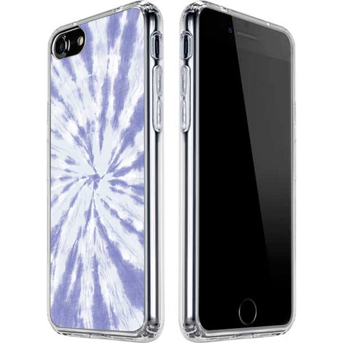 Purple Tie Dye iPhone SE (2nd & 3rd Gen) Clear Case