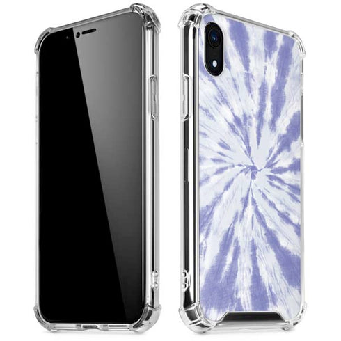 Purple Tie Dye iPhone XR Clear Case