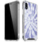 Purple Tie Dye iPhone XR Clear Case