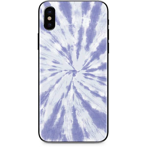 Purple Tie Dye iPhone XS Skin