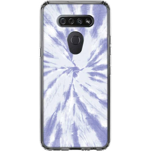 Purple Tie Dye LG K51/Q51 Clear Case