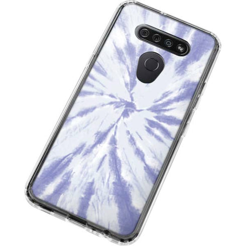 Purple Tie Dye LG K51/Q51 Clear Case