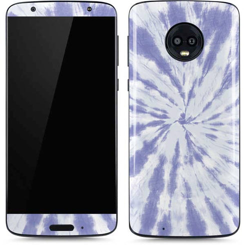 Purple Tie Dye Moto G6 Skin