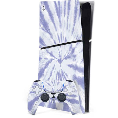Purple Tie Dye PS5 Slim Digital Edition Console Skin