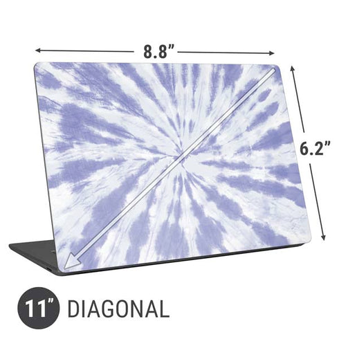 Purple Tie Dye Universal Laptop 11in (8.8 x 6.2in) Skin