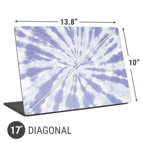 Purple Tie Dye Universal Laptop 17in (13.8 x 10in) Skin