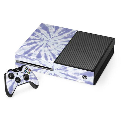 Purple Tie Dye Xbox One Console and Controller Bundle Skin