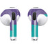 Purple Turquoise Zig Zag Apple AirPods (3rd Gen 2021) Skin