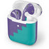 Purple Turquoise Zig Zag Apple AirPods Skin