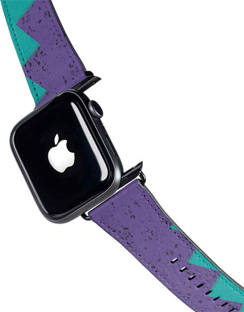 Purple Turquoise Zig Zag Apple Watch Band 38-40mm