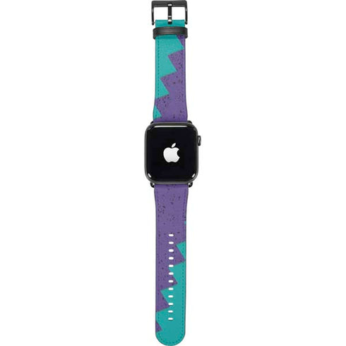 Purple Turquoise Zig Zag Apple Watch Band 38-40mm