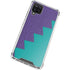 Purple Turquoise Zig Zag Galaxy A12 Clear Case