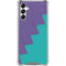 Purple Turquoise Zig Zag Galaxy A14 5G Clear Case