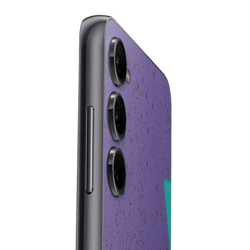 Purple Turquoise Zig Zag Galaxy A14 5G Skin