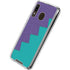 Purple Turquoise Zig Zag Galaxy A30 Clear Case