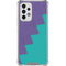 Purple Turquoise Zig Zag Galaxy A53 5G Clear Case