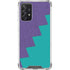 Purple Turquoise Zig Zag Galaxy A72 5G Clear Case