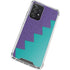 Purple Turquoise Zig Zag Galaxy A72 5G Clear Case