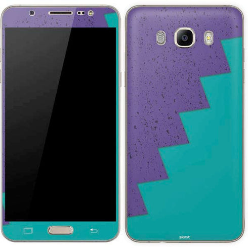 Purple Turquoise Zig Zag Galaxy J7 Skin