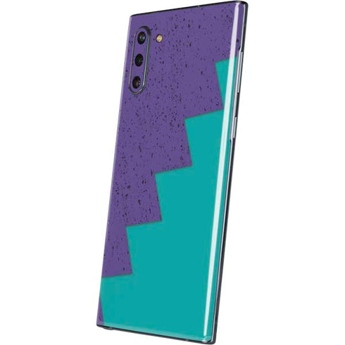 Purple Turquoise Zig Zag Galaxy Note 10 Skin