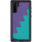 Purple Turquoise Zig Zag Galaxy Note 10 Waterproof Case