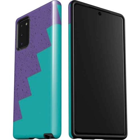 Purple Turquoise Zig Zag Galaxy Note20 5G Pro Case