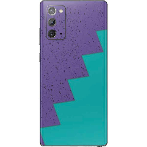 Purple Turquoise Zig Zag Galaxy Note20 5G Skin