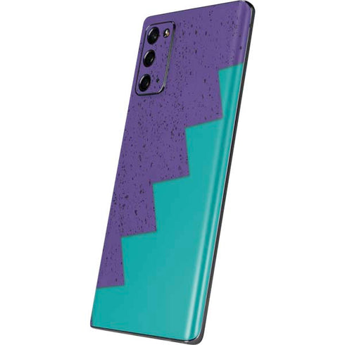 Purple Turquoise Zig Zag Galaxy Note20 5G Skin