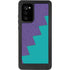 Purple Turquoise Zig Zag Galaxy Note20 5G Waterproof Case