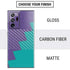 Purple Turquoise Zig Zag Galaxy Note20 Ultra 5G Skin