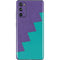 Purple Turquoise Zig Zag Galaxy S20 Fan Edition Skin