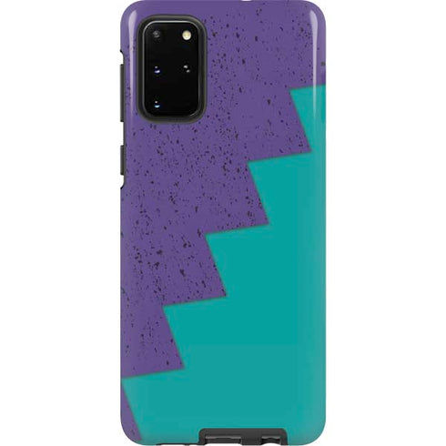 Purple Turquoise Zig Zag Galaxy S20 Plus Pro Case