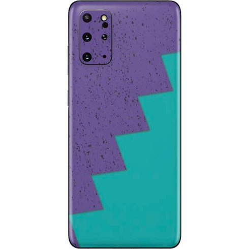 Purple Turquoise Zig Zag Galaxy S20 Plus Skin