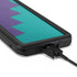 Purple Turquoise Zig Zag Galaxy S20 Plus Waterproof Case