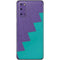 Purple Turquoise Zig Zag Galaxy S20 Skin