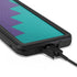 Purple Turquoise Zig Zag Galaxy S20 Waterproof Case