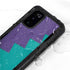 Purple Turquoise Zig Zag Galaxy S20 Waterproof Case