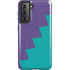 Purple Turquoise Zig Zag Galaxy S21 5G Pro Case