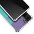 Purple Turquoise Zig Zag Galaxy S21 FE Clear Case