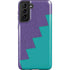 Purple Turquoise Zig Zag Galaxy S21 FE Pro Case
