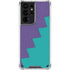 Purple Turquoise Zig Zag Galaxy S21 Ultra 5G Clear Case