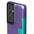 Purple Turquoise Zig Zag Galaxy S21 Ultra 5G Pro Case