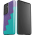 Purple Turquoise Zig Zag Galaxy S21 Ultra 5G Pro Case