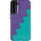 Purple Turquoise Zig Zag Galaxy S22 Plus Pro Case