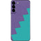 Purple Turquoise Zig Zag Galaxy S22 Plus Skin